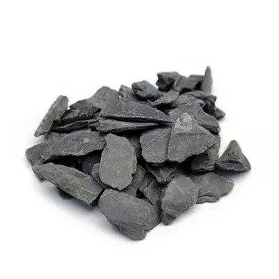 slate gravel and boulders